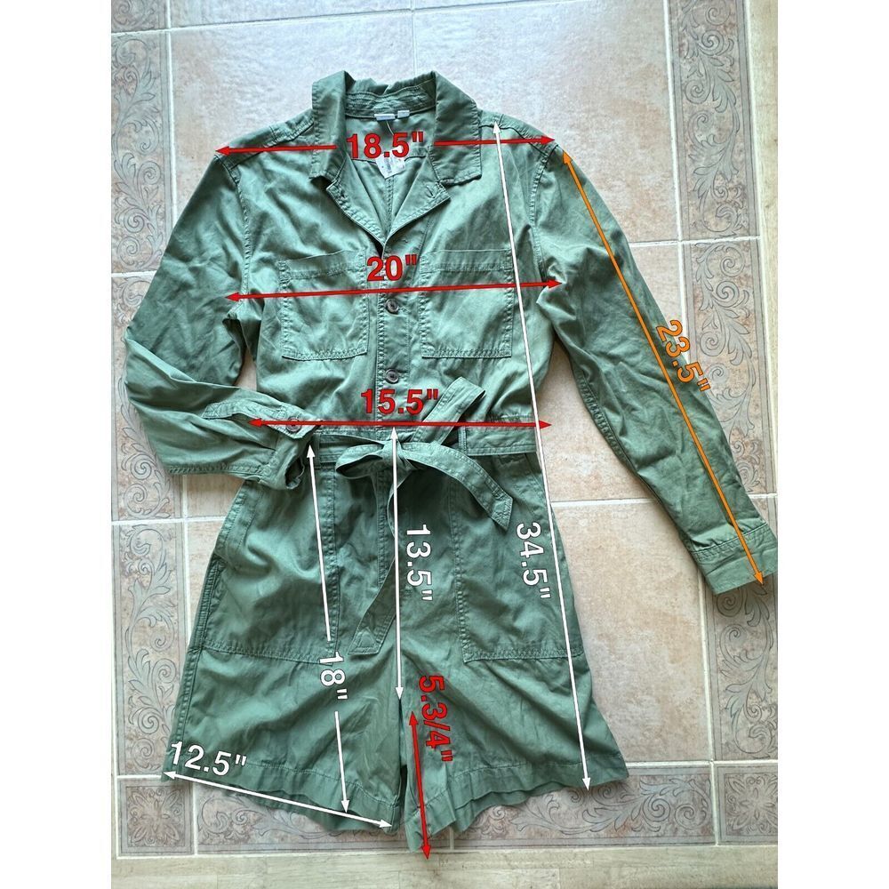 Gap Green Romper Long Sleeve ‎ 6 New without tags ! - Picture 2 of 11